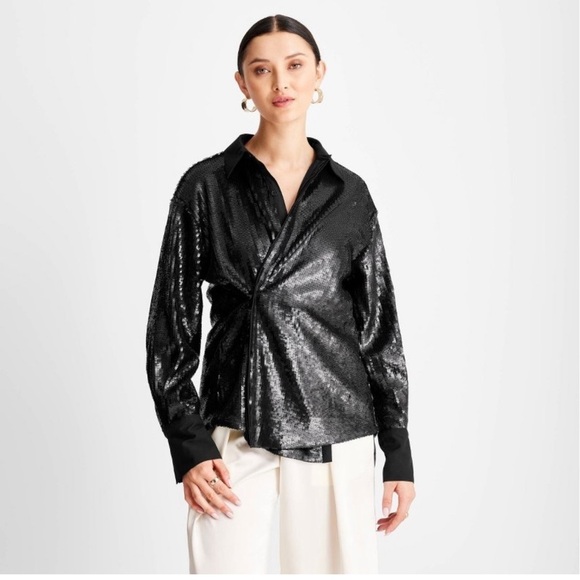 Future collection Long sleeve button down shirt - Picture 1 of 12